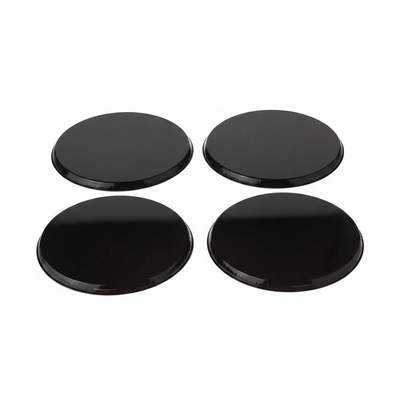 Load image into Gallery viewer, Range Kleen Set of Four Burner Kovers, Black
