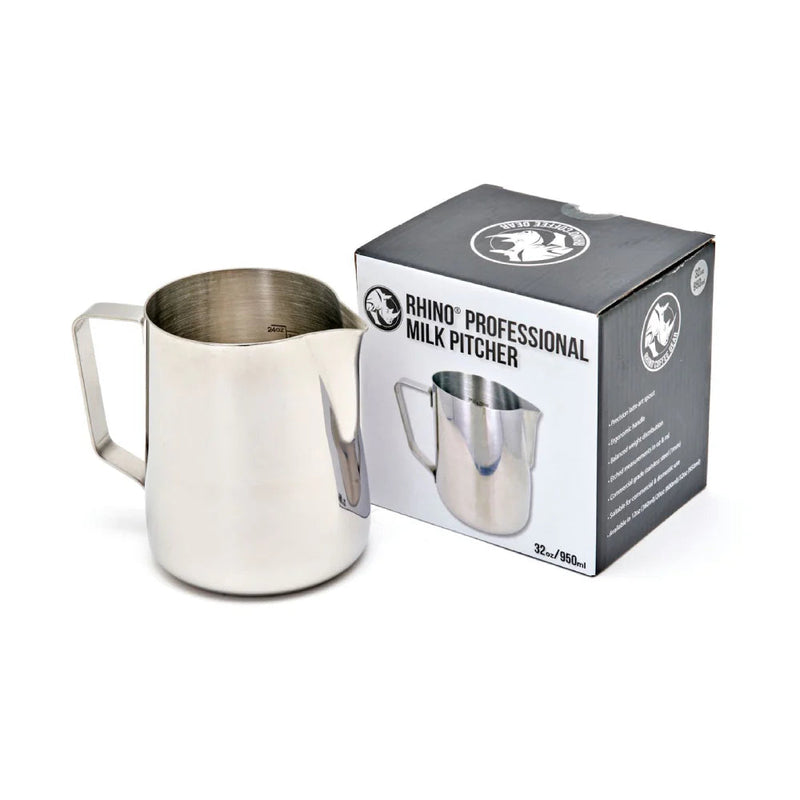 Load image into Gallery viewer, Rhino Coffee Gear Professional Milk Pitcher 12oz