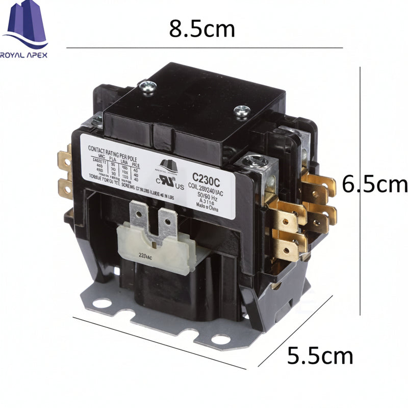 Load image into Gallery viewer, Royal Apex HVAC Air Conditioner Magnetic Contactor 30A