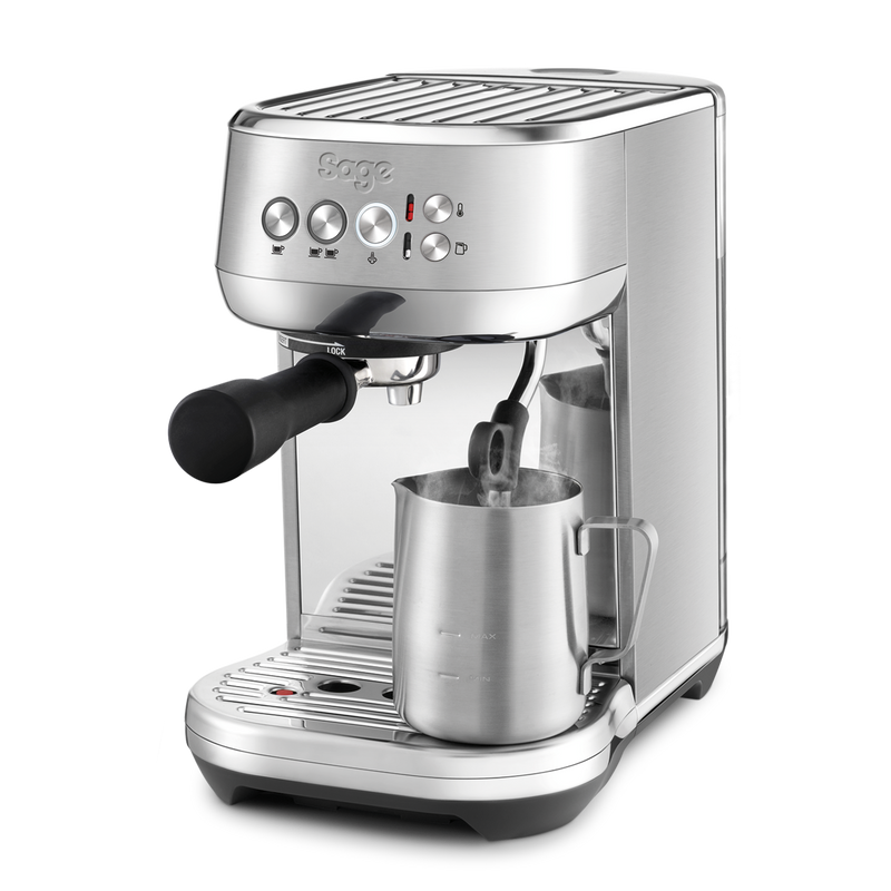 Load image into Gallery viewer, Sage SES500BSS4GUK1 Espresso Machine: The Bambino Plus Stainless Steel