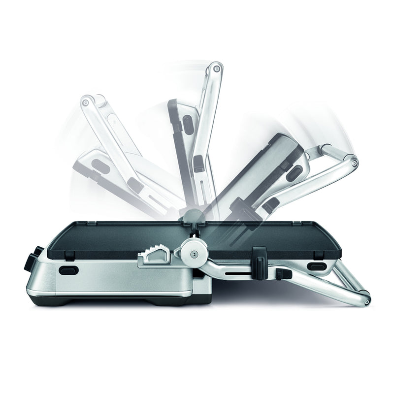 Load image into Gallery viewer, Sage SGR700BSS4GEU1 Grill: The BBQ & Press™ Grill Brushed Stainless Steel