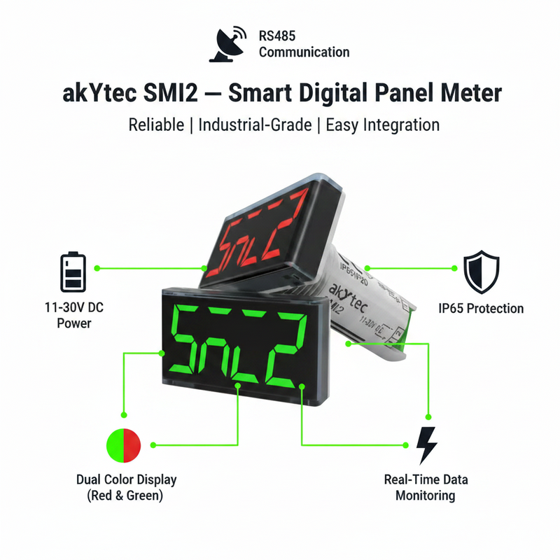 Load image into Gallery viewer, Akytec SMI2 / SMI2-G Digital Display RS485