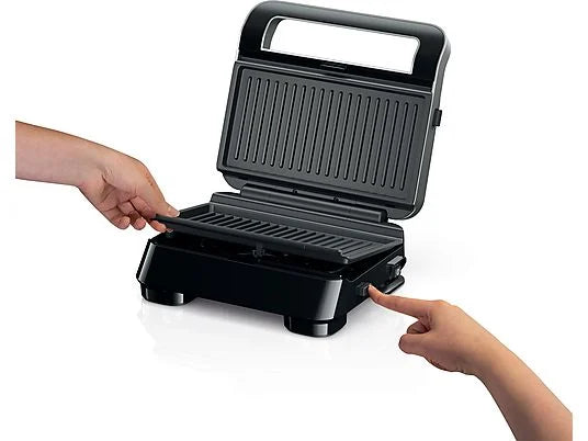 Load image into Gallery viewer, Braun SnackMaker 5 SM5038 SL Sandwich, Grill, and Waffle Maker
