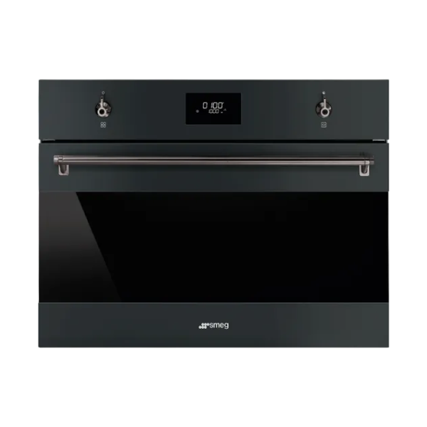 Load image into Gallery viewer, Smeg Built In Galileo Micro + Grill Electric Oven, 45 cm, SO4301M0N