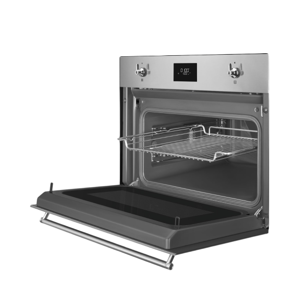 Load image into Gallery viewer, Smeg Classica Aesthetic Built In Microwave Oven with Grill, SO4301M0X