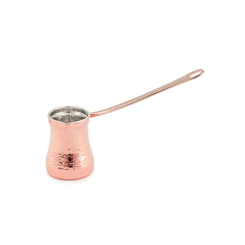 Load image into Gallery viewer, SOY C1 Copper Turkish Coffee Pot - Tin Lining Inside, Right 140ml Medium