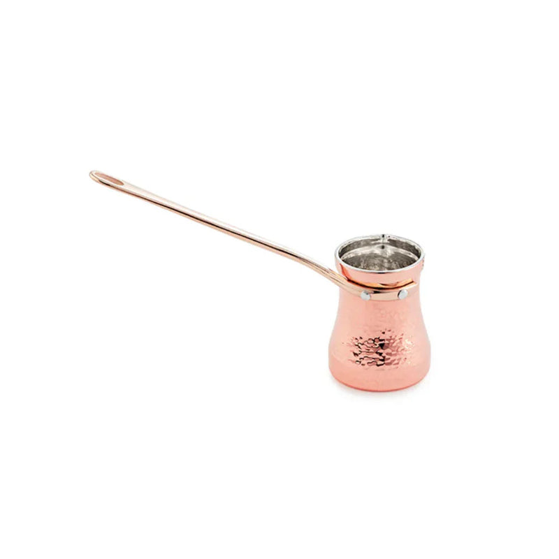 Load image into Gallery viewer, SOY C1 Copper Turkish Coffee Pot - Tin Lining Inside, Right 140ml Medium