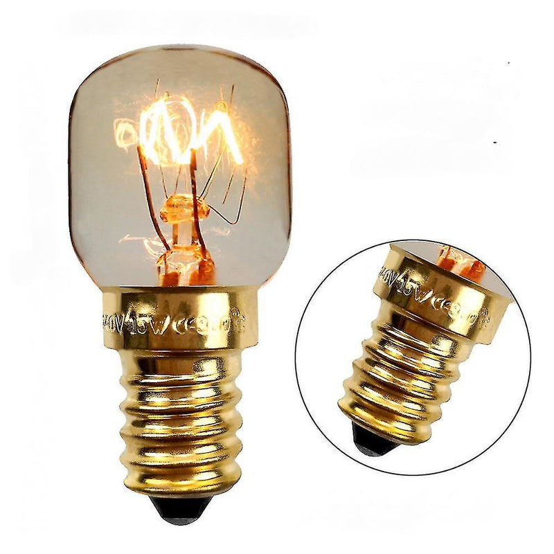 Load image into Gallery viewer, Salt Lamp Bulbs 15w E14 (pack Of 4) For 300c Oven, Refrigerator, Multipurpose Appliances 2700k (warm White)