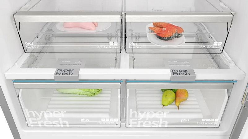 Load image into Gallery viewer, Siemens KD86NHIE0M Homeconnect iQ500 Top Freezer Refrigerator, 641 L