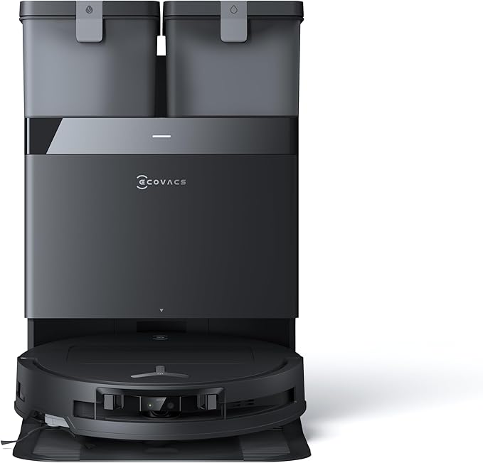 Load image into Gallery viewer, ECOVACS Robot Vacuum DEEBOT T50 PRO Omni and Mop, 8.1cm Ultra-Thin, 15000Pa Suction, Wash/Dry/Refill, Self-Emptying,Pet Hair Friendly black