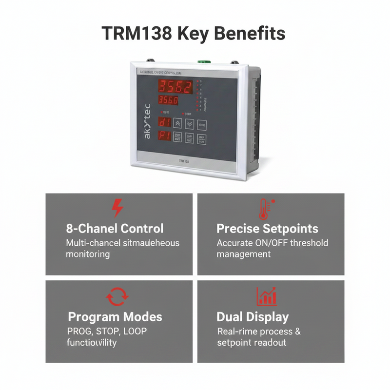 Load image into Gallery viewer, Akytec Multi Channel On-Off Controller TRM138