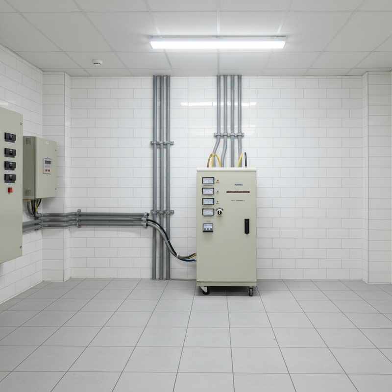 Load image into Gallery viewer, Andeli Electric AC Voltage Stabilizer SVC 15000 VA 15 KW Three (3) Phase Slide 380V