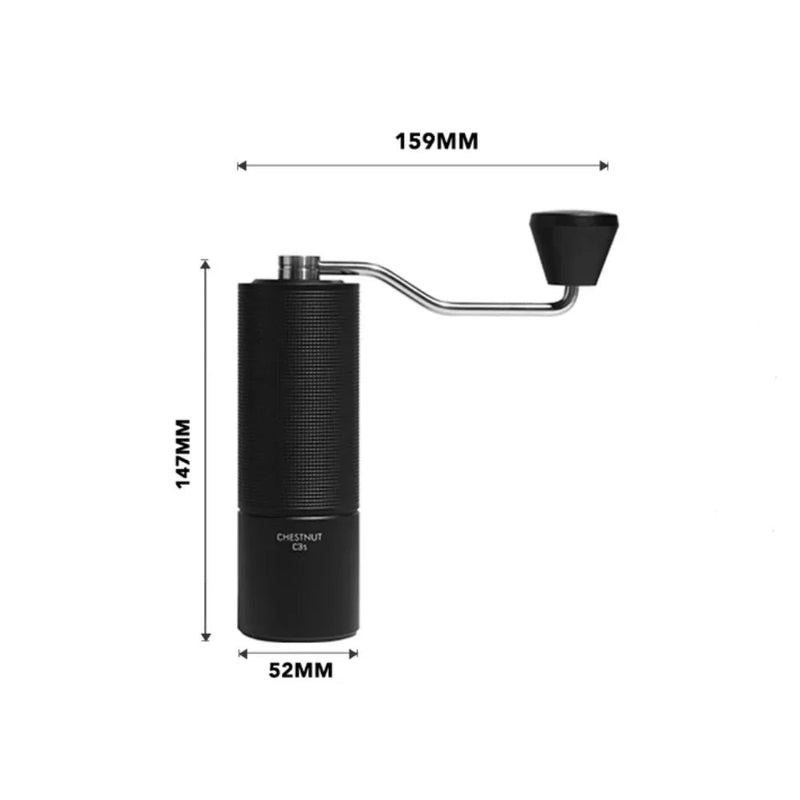 Load image into Gallery viewer, Timemore Chestnut C3S Manual Coffee Grinder - Black