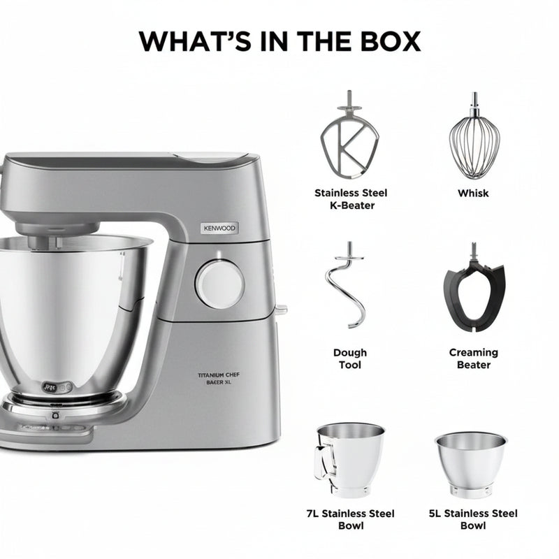 Load image into Gallery viewer, Kitchen machine KENWOOD Titanium Chef Baker XL KVL85.004SI