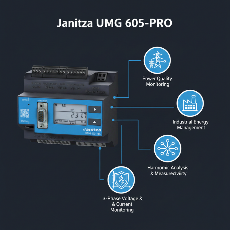 Load image into Gallery viewer, UMG 605-PRO Power Quality Analyzer