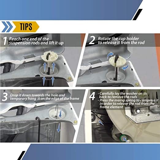 Load image into Gallery viewer, Washing Machine Suspension Rod Kit Replaces W10780048