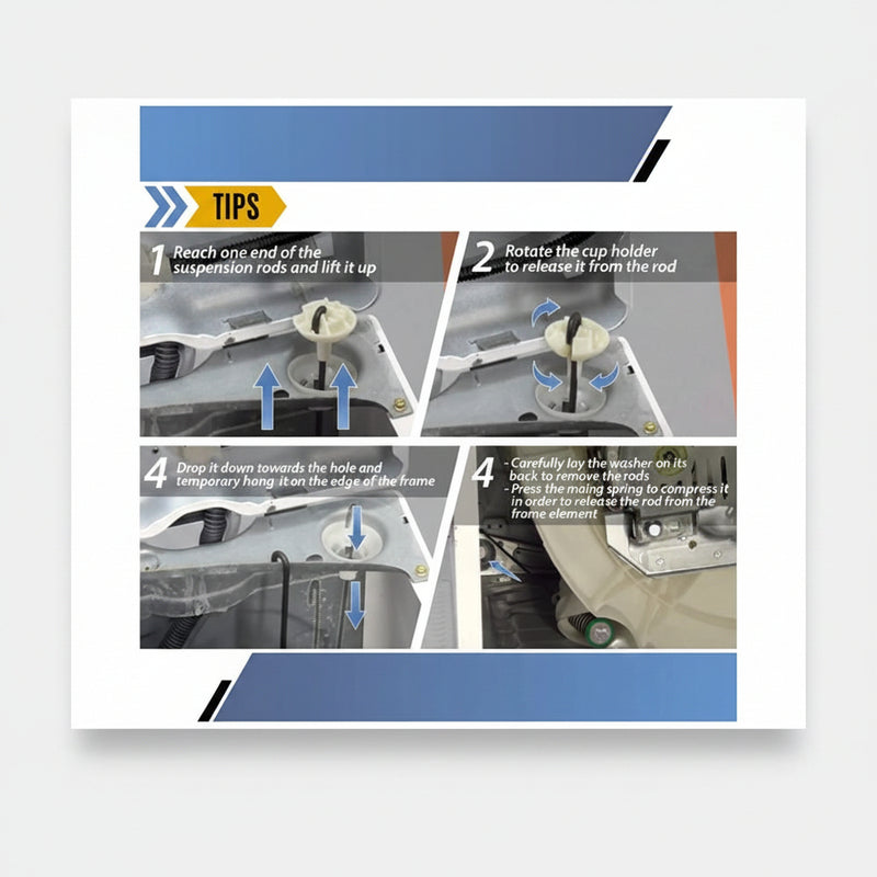 Load image into Gallery viewer, Washing Machine Suspension Rod Kit Replaces W10780048