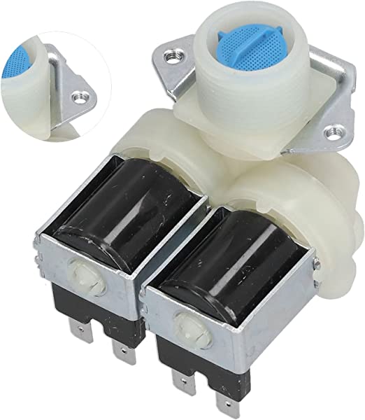 Load image into Gallery viewer, Water Inlet Valve, AC220V-240V 8 X 7 X 6.5cm 3.1 X 2.8 X 2.6in Water Inlet Solenoid Valve for Drum Washing Machines