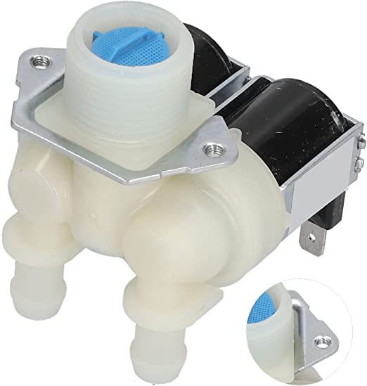 Load image into Gallery viewer, Water Inlet Valve, AC220V-240V 8 X 7 X 6.5cm 3.1 X 2.8 X 2.6in Water Inlet Solenoid Valve for Drum Washing Machines