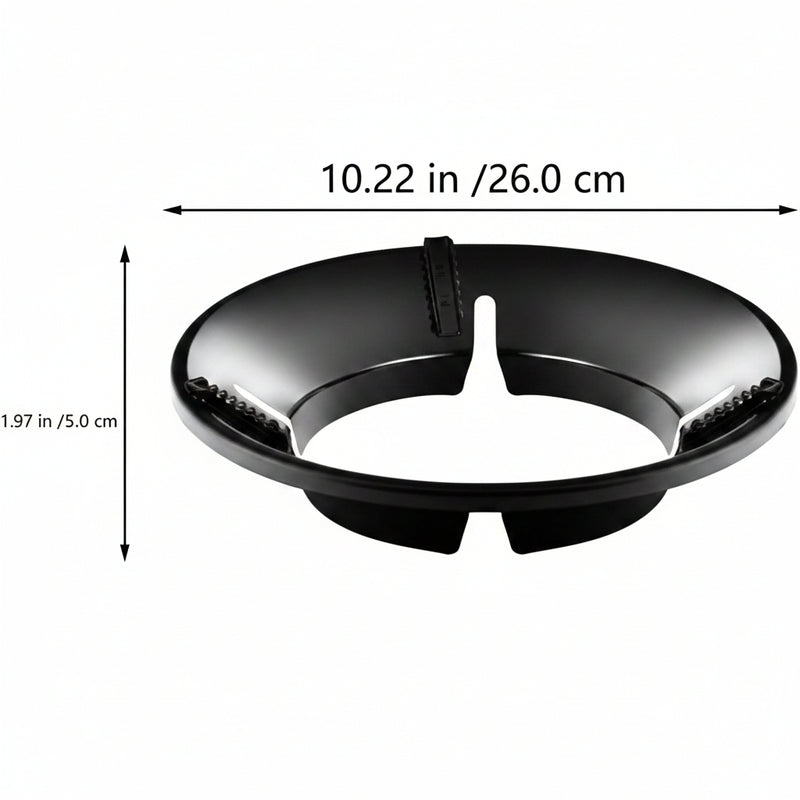 Load image into Gallery viewer, Wok Stove Ring Support Holder: Kitchen Cooktop Range Pan Holder Stand Rack Windproof Gas Hob Milk Pot Holder 26x26cm
