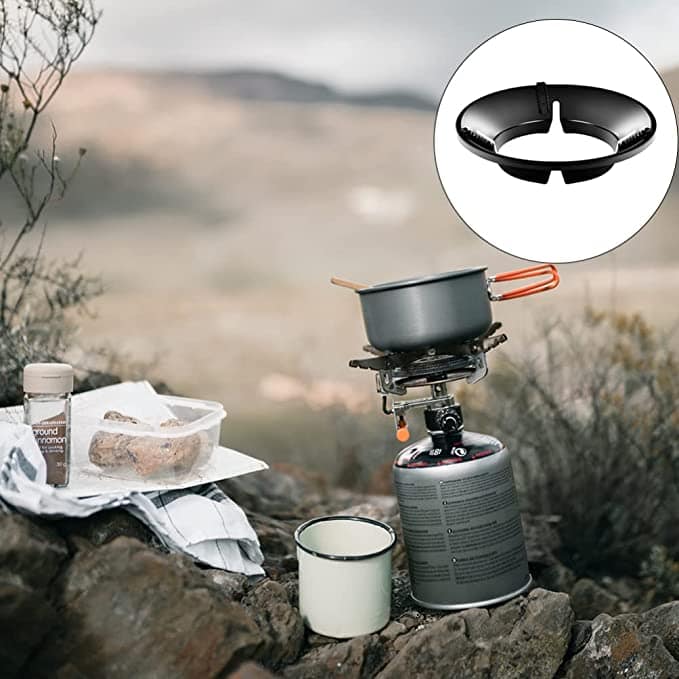 Load image into Gallery viewer, Wok Stove Ring Support Holder: Kitchen Cooktop Range Pan Holder Stand Rack Windproof Gas Hob Milk Pot Holder 26x26cm