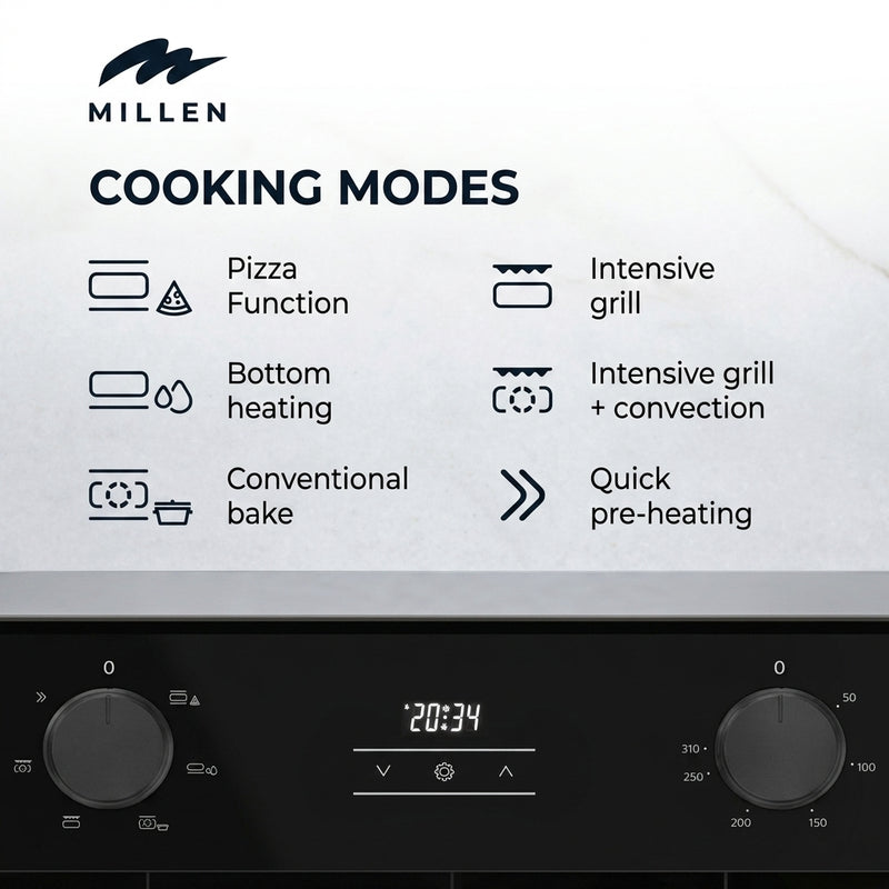Load image into Gallery viewer, Millen Built-in Electric Oven MEOP 6002 BB
