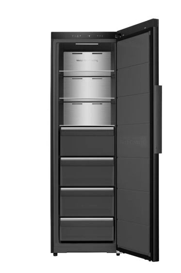 Load image into Gallery viewer, Hisense Upright Convertible Freezer/Fridge FT5K400SBFE 310L, Inverter Compressor, Super Cooling & Freezing, Black Finish