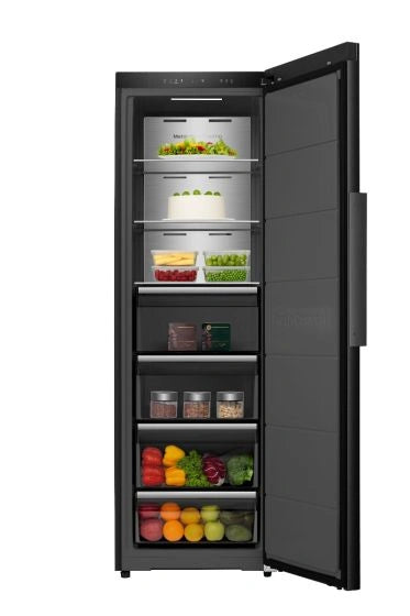 Load image into Gallery viewer, Hisense Upright Convertible Freezer/Fridge FT5K400SBFE 310L, Inverter Compressor, Super Cooling & Freezing, Black Finish