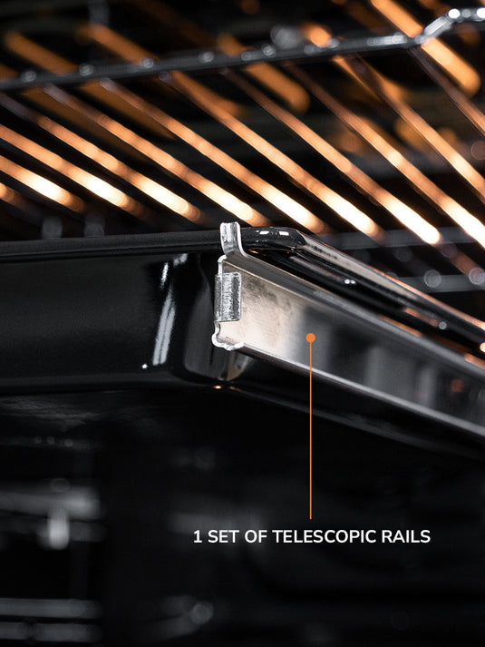 Millen 60cm Built-in Electric Oven MEO 6003 BL 9 Cooking Modes 3260W, 3 Year Warranty