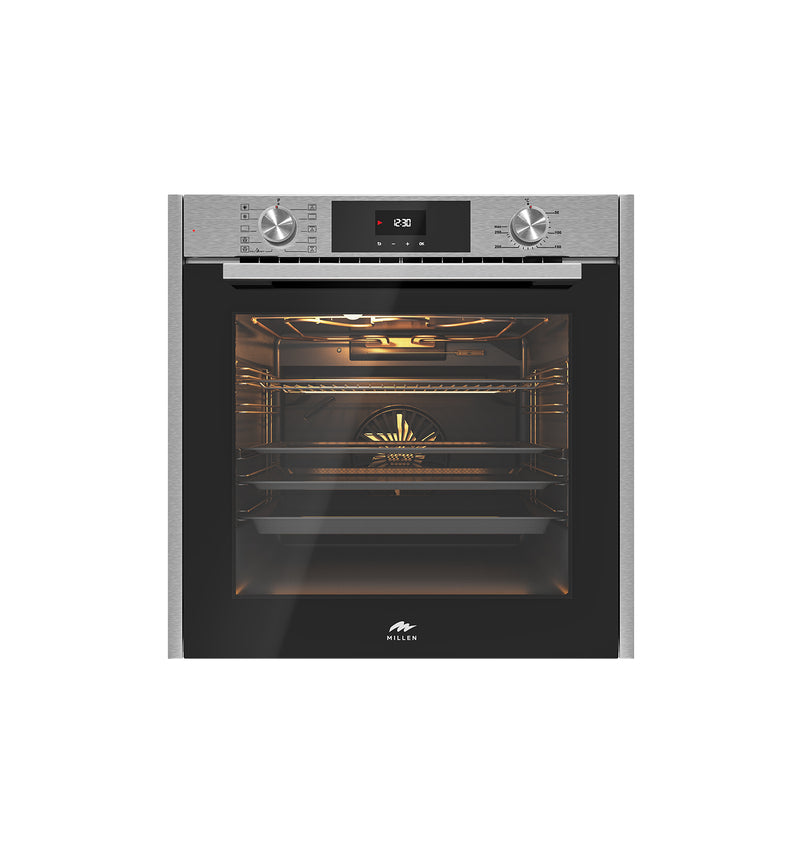 Load image into Gallery viewer, Millen 60cm Built-in Electric Oven MEO 6005 IX Stainless Steel 3260W, 3 Year Warranty