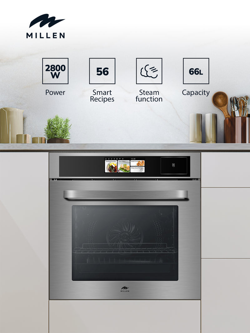 Load image into Gallery viewer, Built In Electric Steam Oven with TFT Display MEOS 605 IX