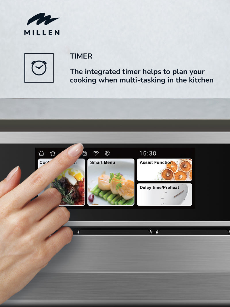 Load image into Gallery viewer, Built In Electric Steam Oven with TFT Display MEOS 605 IX