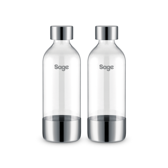 Sage SCA001BSS0ZEU1 The InFizz Bottles 1L Brushed Stainless Steel