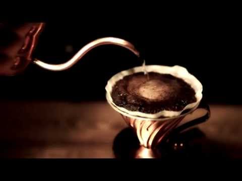Load and play video in Gallery viewer, Hario V60-02 Copper Dripper With Nickel Plating Inside