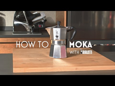 Load and play video in Gallery viewer, Bialetti Moka Express Coffee Maker – Silver Classic Stovetop Espresso Pot 6cups