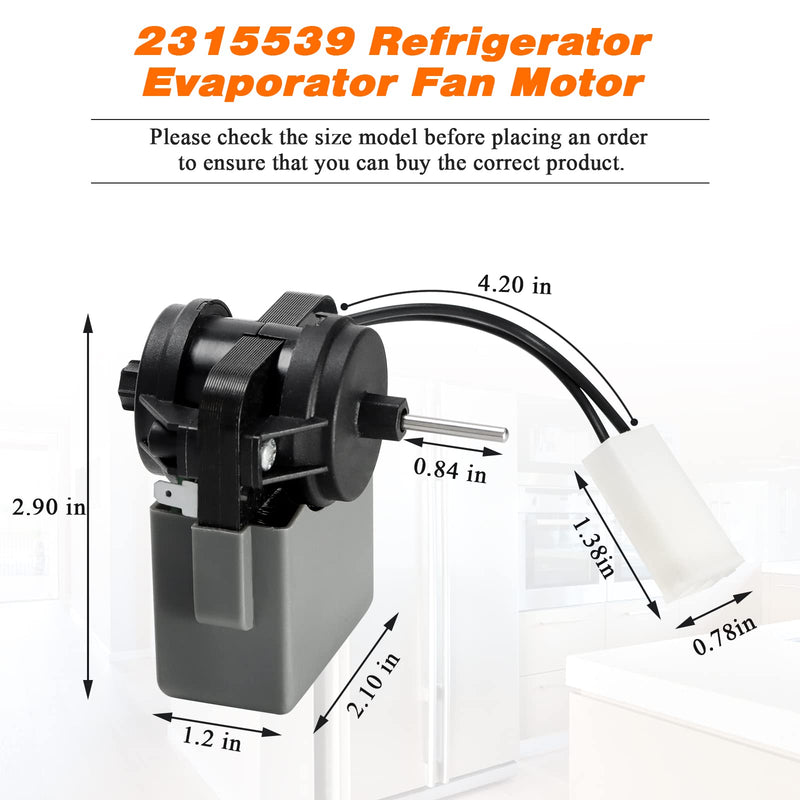Load image into Gallery viewer, Refrigerator Evaporator Fan Motor