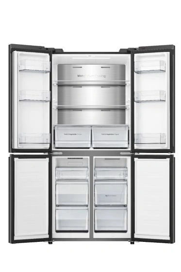 Load image into Gallery viewer, Hisense 4 Door French Refrigerator RQ5G470SBB3, 483L Multi Air Flow