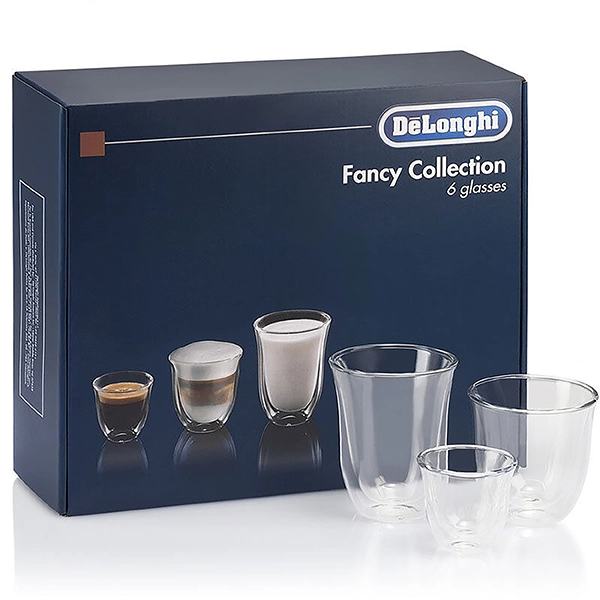 Load image into Gallery viewer, De'Longhi DLSC302 Fancy Collection Espresso, Cappuccino, and Latte Macchiato Glass
