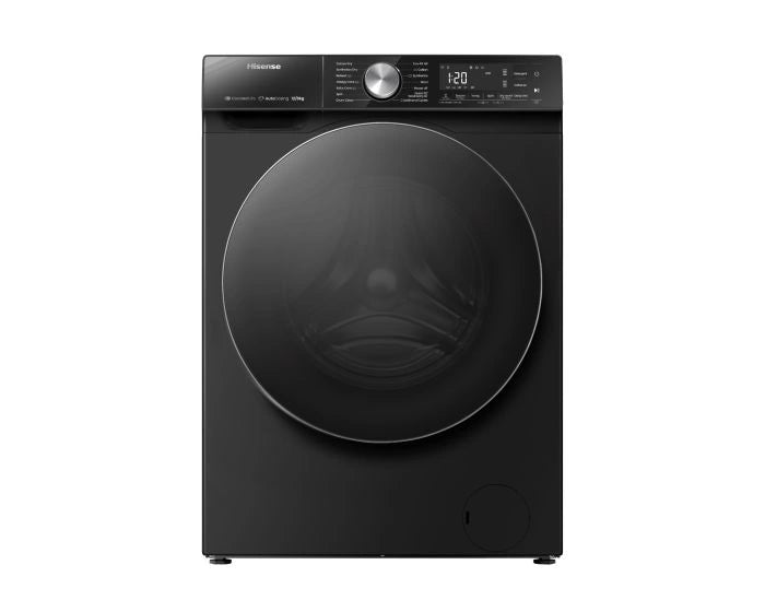 Load image into Gallery viewer, Hisense 5S Series Washing Machine WF5S1245BB 12kg, Smart WiFi, Steam Wash, Inverter Motor, Charcoal Black
