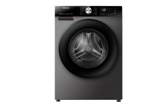 Hisense Smart Front Load Washing Machine WF3S1043BT 10kg, 1400 RPM, WiFi Smart Connectivity, Titanium Grey