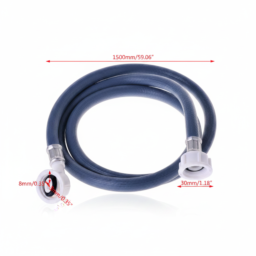1.5 m Washing Machine Dishwasher Inlet Pipe Water Feed Fill Hose Water Pipe