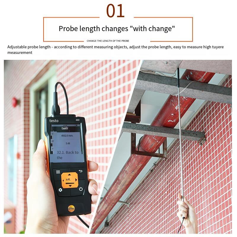 Load image into Gallery viewer, Germany Testo440 Hot Wire Anemometer Industrial High Precision Thermal Air Volume And Temperature Measurement Set
