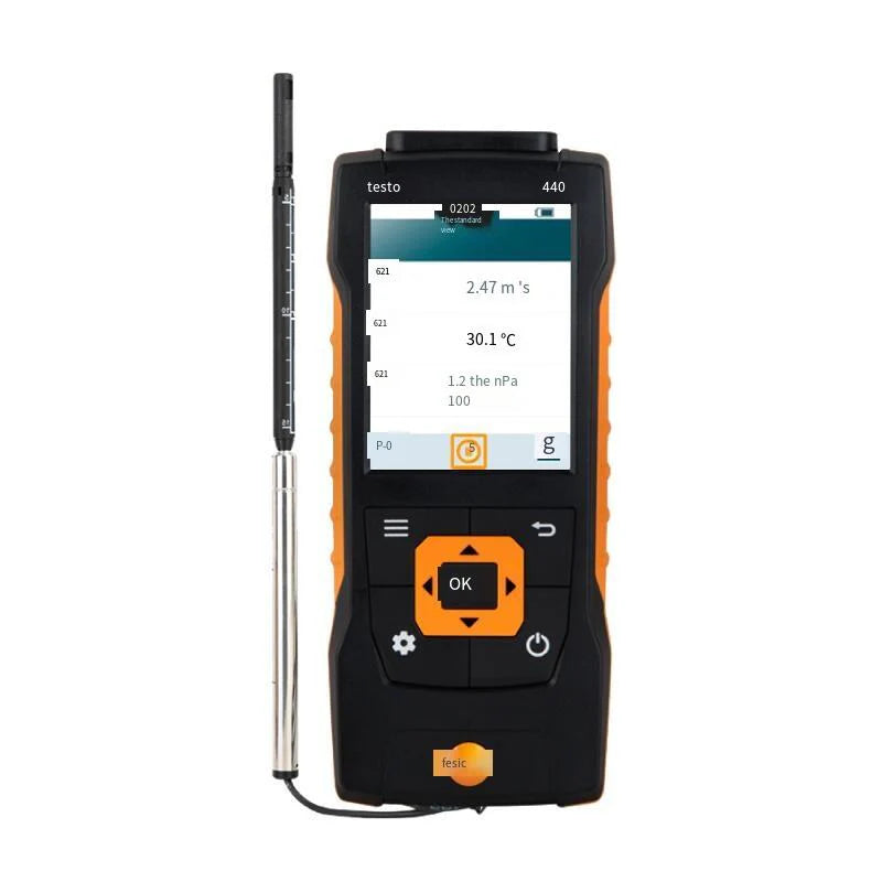 Load image into Gallery viewer, Germany Testo440 Hot Wire Anemometer Industrial High Precision Thermal Air Volume And Temperature Measurement Set
