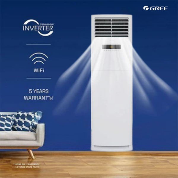Gree iFLOWIND White Free Standing Inverter Air Conditioner 60C3 R410a