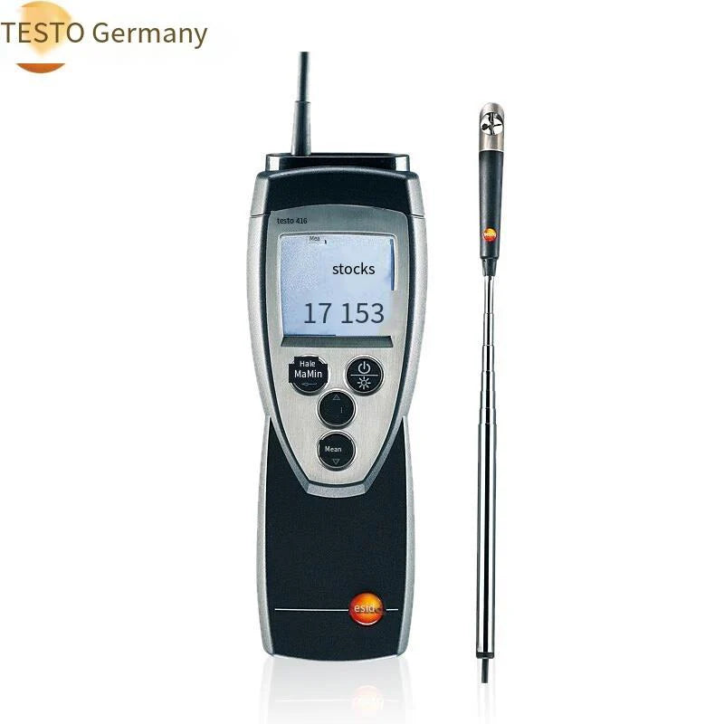 Load image into Gallery viewer, Vane Anemometer Wind Volume Retractable Probe Small Vane Anemometer
