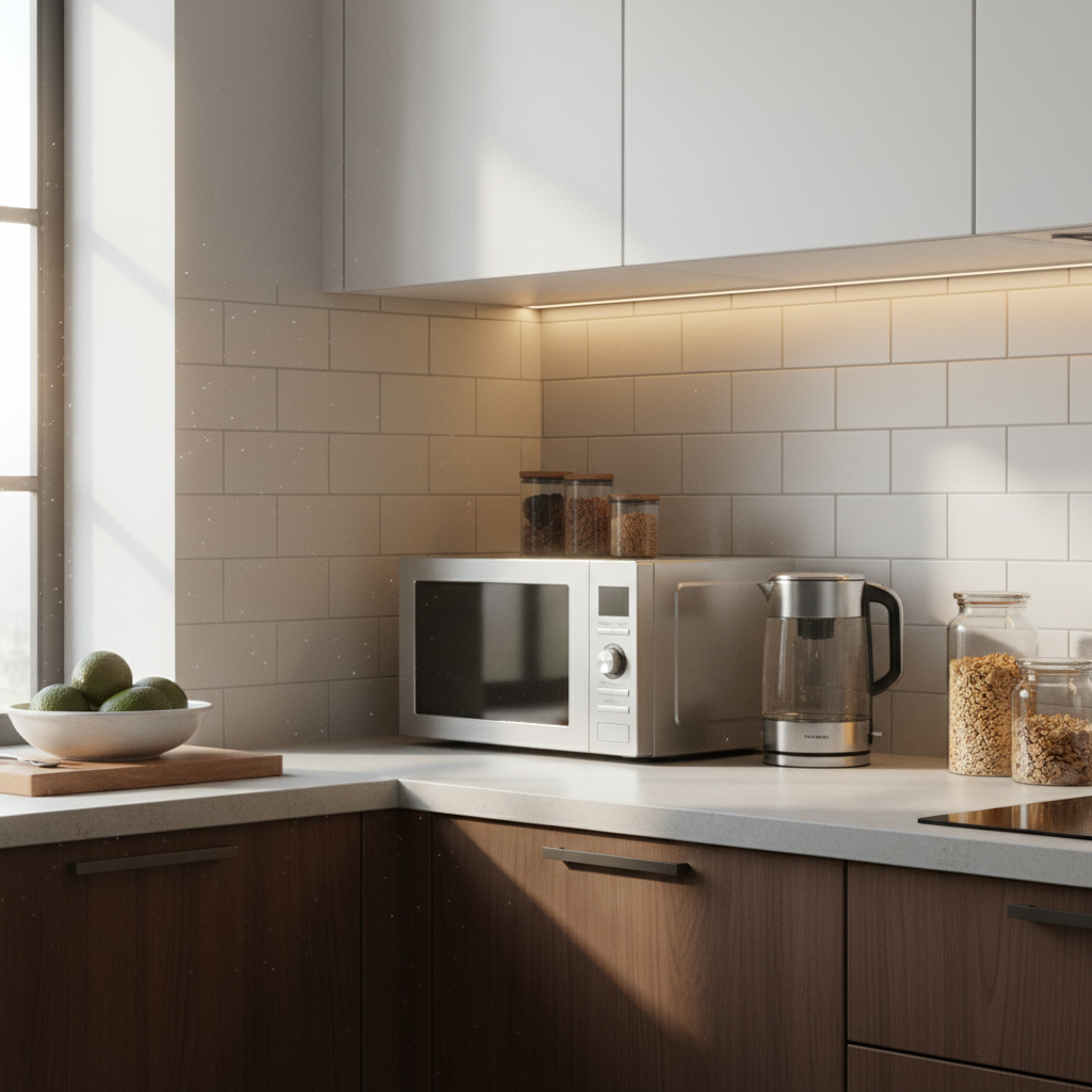 Baumatic Freestanding Microwave BMEMWFS25SS