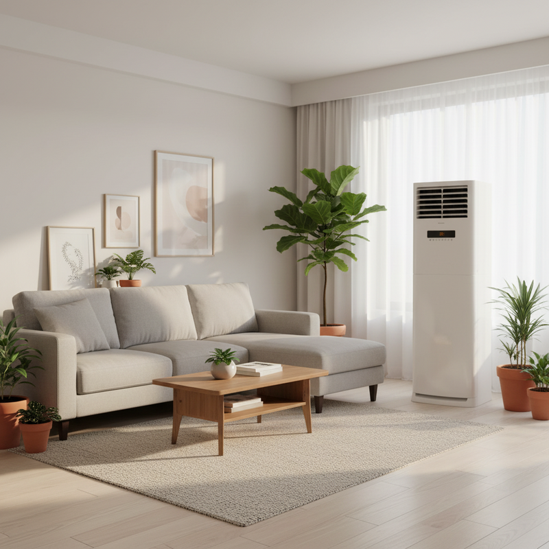 Load image into Gallery viewer, Gree T4matic White Free Standing Air Conditioner T36C3 R410a | Powerful Rotary AC
