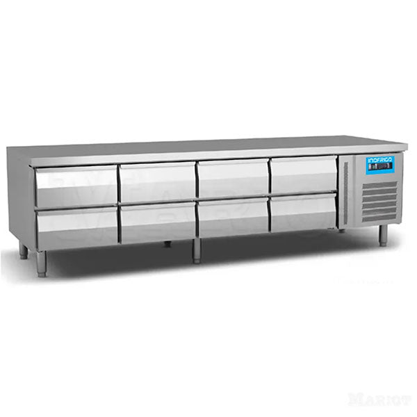 Inofrigo UNGN4180TN Work Top Chiller with Drawers