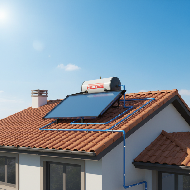 Load image into Gallery viewer, Ariston Solar Water Heater Kairos Thermo Hf 300 L
