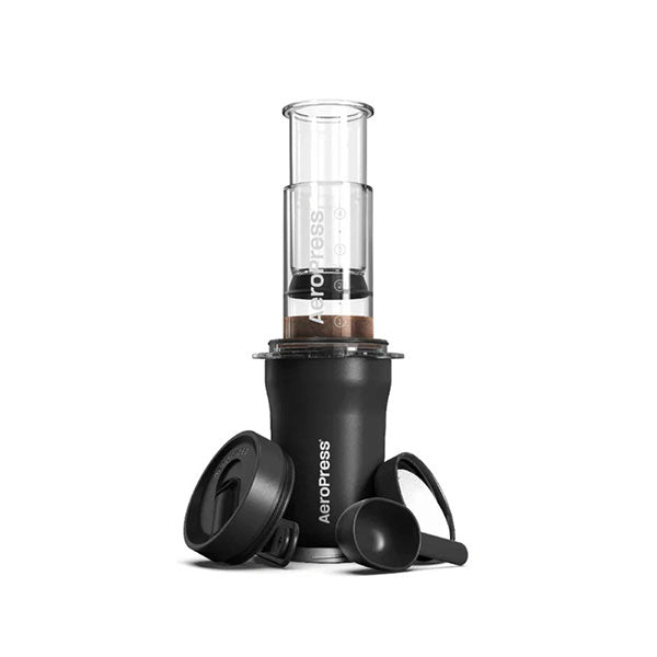 AeroPress Go Plus, Small Portable Coffee Maker 3 In1 Brew 